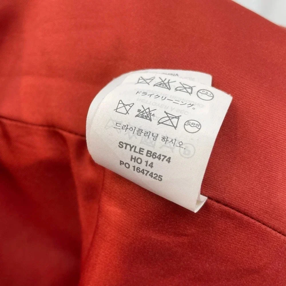 J. Crew Melton Wool Peacoat‎ Brilliant Flame Red Size 4